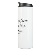 Bouteilles Isothermes Voyager douche nuptiale ajouter nom date de manque (Tourné sur la droite)