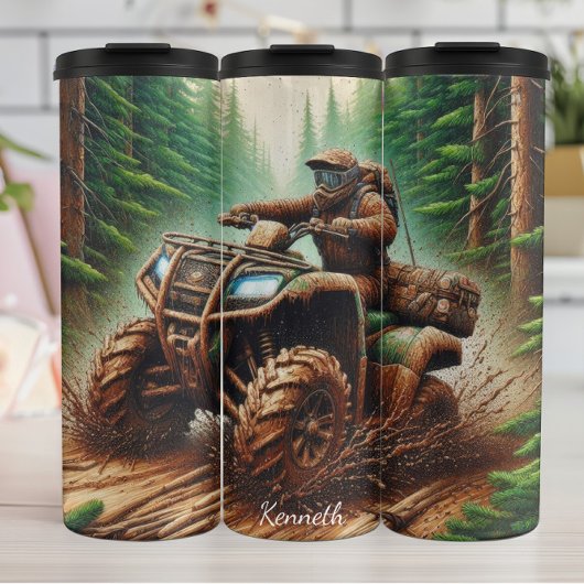 Bouteilles Isothermes VTT hors route : Aventure forestière boueuse