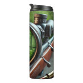 Bouteilles Isothermes Vue du chasseur dans la forêt d'automne (Tourné sur la droite)