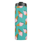 Bouteilles Isothermes Waffle cones ice cream and frozen yogurt pattern (Devant)