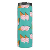 Bouteilles Isothermes Waffle cones ice cream and frozen yogurt pattern (Dos)