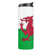 Wales Travel Mug, Cymru Dragon, Drapeau Gallois