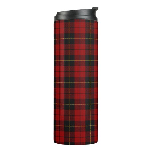 Bouteilles Isothermes Wallace Tartan Scottish Clan Plaid Motif (Tourné sur la gauche)