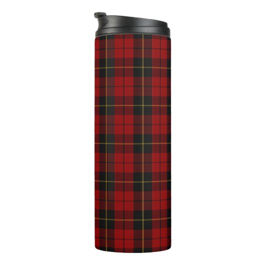 Bouteilles Isothermes Wallace Tartan Scottish Clan Plaid Motif (Tourné sur la droite)