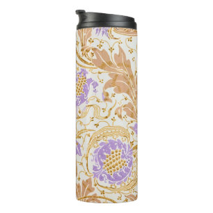 Bouteilles Isothermes Walter Crane Arts and Crafts Art floral pourpre