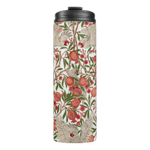 Bouteilles Isothermes Walter Crane Cacatoès rose Grenade rouge Art