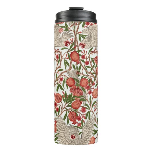 Bouteilles Isothermes Walter Crane Cacatoès rose Grenade rouge Art (Devant)