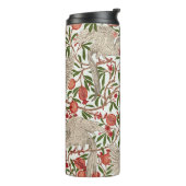 Bouteilles Isothermes Walter Crane Cacatoès rose Grenade rouge Art (Tourné sur la gauche)