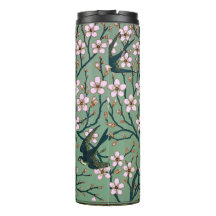 Walter Crane - Mug Hirondelles et Fleurs d'Amandie