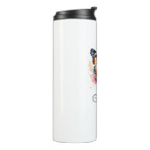 Bouteilles Isothermes Watercolor Red Admiral Butterfly Personalized (Tourné sur la gauche)