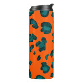 Bouteilles Isothermes Watercolor seamless pattern with leopard skin. Fas (Tourné sur la gauche)