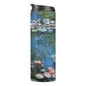 Bouteilles Isothermes Waterlilies by Claude Monet, Vintage Impressionism (Tourné sur la droite)