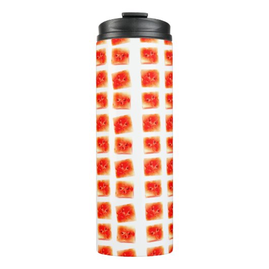 Bouteilles Isothermes Watermelon Slice Pattern – Seamless Summer Fruit o (Devant)