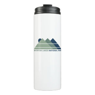 Bouteilles Isothermes Waterton Lakes National Park Mountain Sun