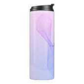 Bouteilles Isothermes Wavelines Abstraites bleu rose (Tourné sur la gauche)