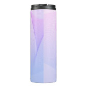 Bouteilles Isothermes Wavelines Abstraites bleu rose (Dos)