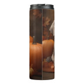 Bouteilles Isothermes Weimaraner Chiot Automne Citrouille délice (Dos)