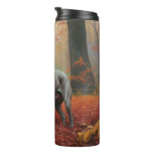Bouteilles Isothermes Weimaraner en automne Leaves automne Inspire (Tourné sur la droite)
