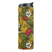 Bouteilles Isothermes Wens et fraises sur mustrard (Tourné sur la gauche)