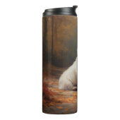 Bouteilles Isothermes West Highland White Terrier à l'automne Leaves aut (Tourné sur la gauche)