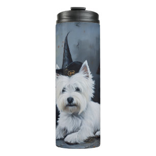 Bouteilles Isothermes West Highland White Terrier Citrouille Halloween