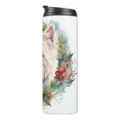 Bouteilles Isothermes West Highland White Terrier Wire de Noël (Tourné sur la droite)