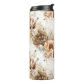 Bouteilles Isothermes Western Brown Cream Southwest Floral (Tourné sur la gauche)