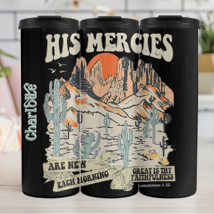 Bouteilles Isothermes Western Retro Christian Desert Graphic