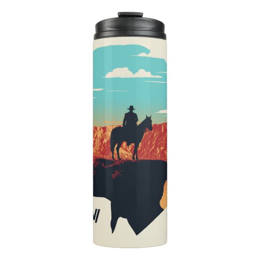 Bouteilles Isothermes Westworld | Dr Ford Silhouette Of Man en noir (Devant)