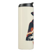 Bouteilles Isothermes Westworld | Homme en Silhouette du désert noir (Tourné sur la gauche)