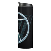 Bouteilles Isothermes Westworld | Logo Vitruvian Android (Tourné sur la droite)