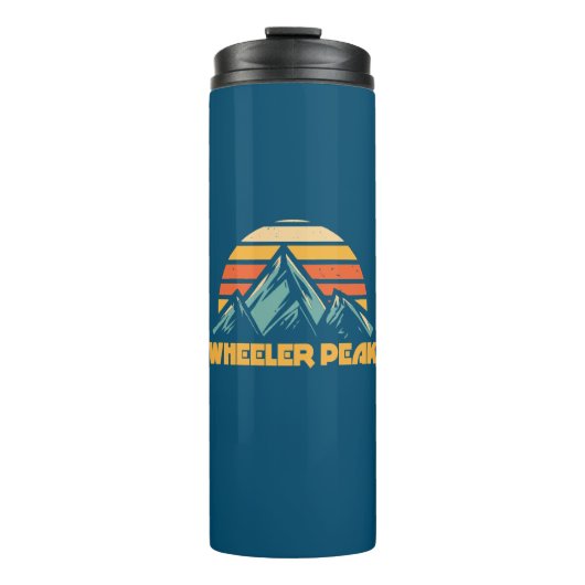 Bouteilles Isothermes Wheeler Peak New Mexico Retro Turquoise (Devant)