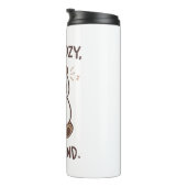 Bouteilles Isothermes Whimsical Bear with Positive Kindness Quote (Tourné sur la droite)