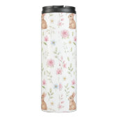 Bouteilles Isothermes Whimsical Bunny Teapot Floral Spring (Dos)