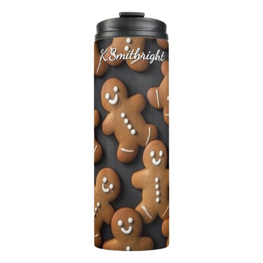 Bouteilles Isothermes Whimsical Gingerbread Men Array (Devant)