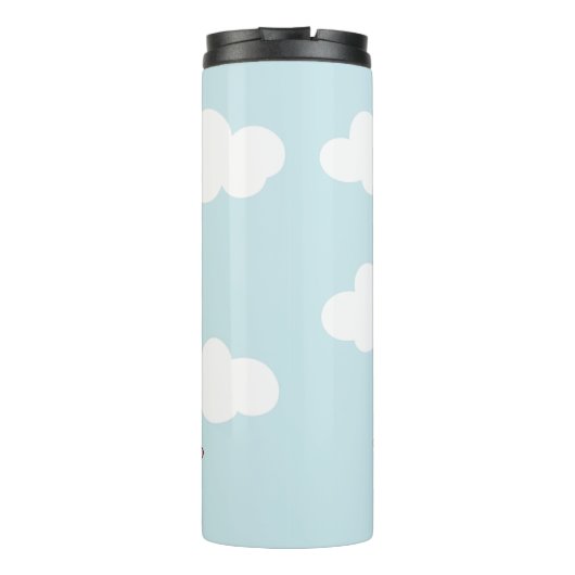 Bouteilles Isothermes Whimsical Nurse Stethoscope Butterfly Clouds (Dos)