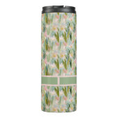 Bouteilles Isothermes Whimsical Sage Green Floral Personalized (Dos)