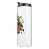 Bouteilles Isothermes Whimsical Spooky Pumpkin with Ghosts, Cats & Hallo (Tourné sur la droite)