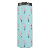 Bouteilles Isothermes Whimsical tropical flamingos (Dos)