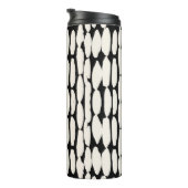 Bouteilles Isothermes White black dot pattern. shibori circle seamless. (Tourné sur la droite)