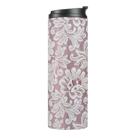 Bouteilles Isothermes White fine elegance lace texture with seamless bea (Tourné sur la gauche)