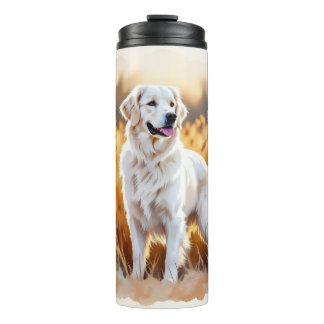Bouteilles Isothermes White Golden Retriever Dog