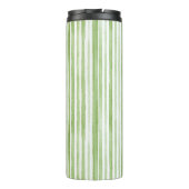 Bouteilles Isothermes White Green Stripes (Dos)