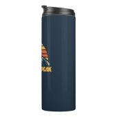 Bouteilles Isothermes White Mountain Peak California Retro Turquoise (Tourné sur la droite)