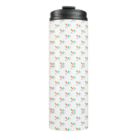 Bouteilles Isothermes White travel mug with black lid  (Devant)