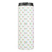Bouteilles Isothermes White travel mug with black lid  (Dos)