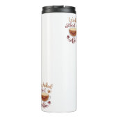 Bouteilles Isothermes Wicked Without Coffee Fun Texte Brown Halloween (Dos)