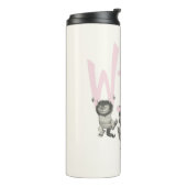 Bouteilles Isothermes WILD | Wild Things et Max - Rose (Tourné sur la gauche)