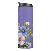 Bouteilles Isothermes Wildflowers & Add your name  (Tourné sur la droite)