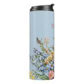 Bouteilles Isothermes Wildflowers & Add your name Thermal Tumbler (Tourné sur la gauche)